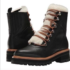 ISO Marc fisher size 8 izzie boot in black leather